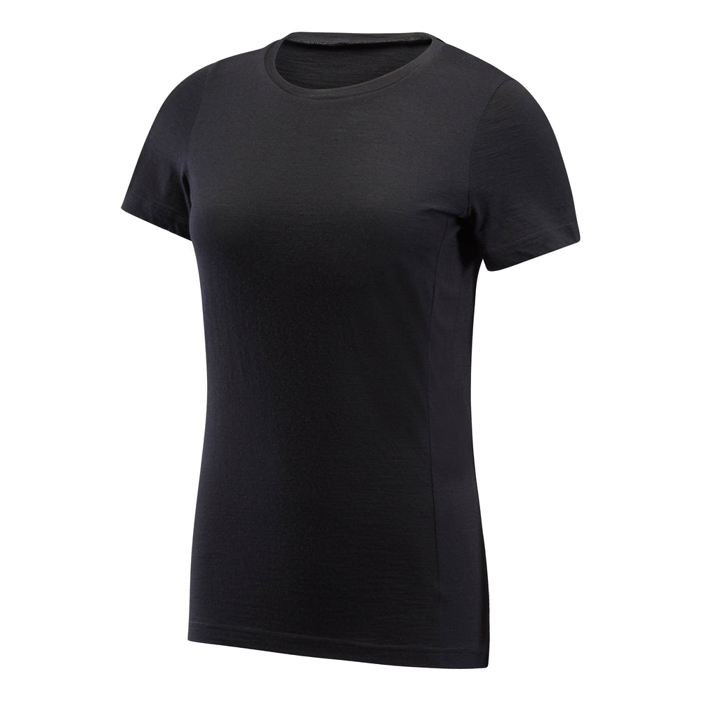 Armadillo Woolery Womens S/S Shirt XS / Black RHEA Women's Merino Wool Base Layer, Shirt