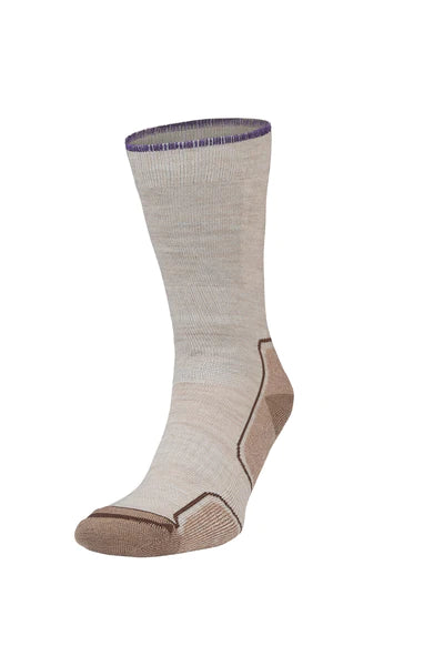 Coyote Brown Merino Wool Crew Sock