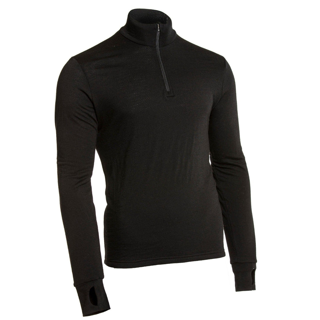 Armadillo Woolery Men's Medium Base Layer LYNX Men's Merino Mesh Lined Mid-Layer