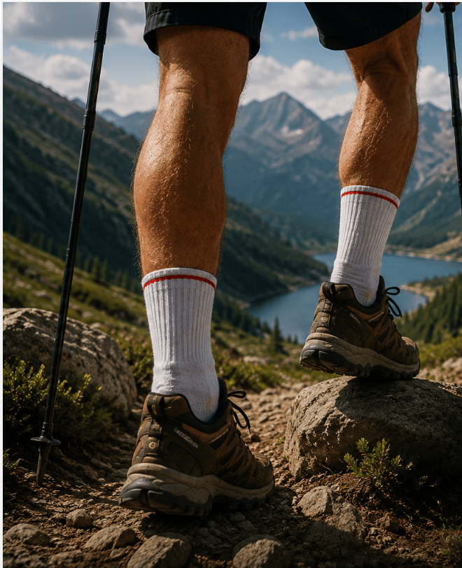 Armadillo Woolery Socks Fits Mens Size 6-12, Womens Size 7-13 The Mountaineer™ Merino Wool Hiking Socks