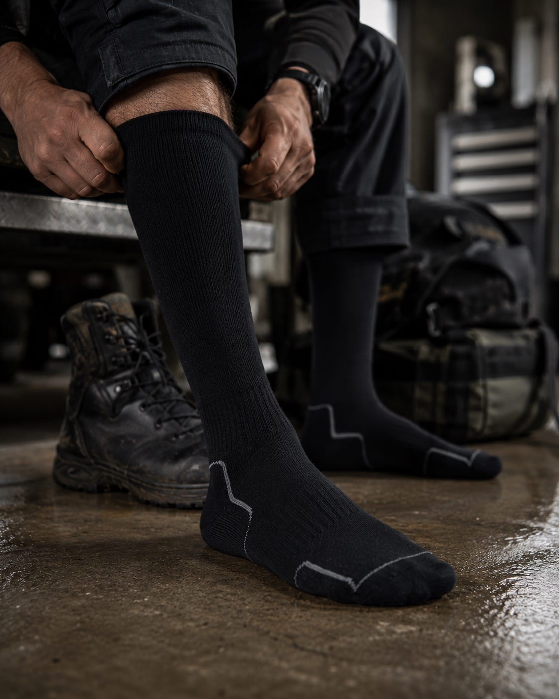 Armadillo Woolery Socks Merino Wool Tactical Boot Socks - TROOPERS