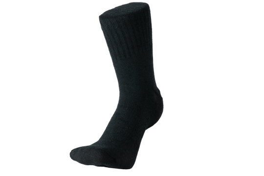 Armadillo Woolery Socks S / Black / Unisex Merino Wool 6" Crew Socks - THE CREWS
