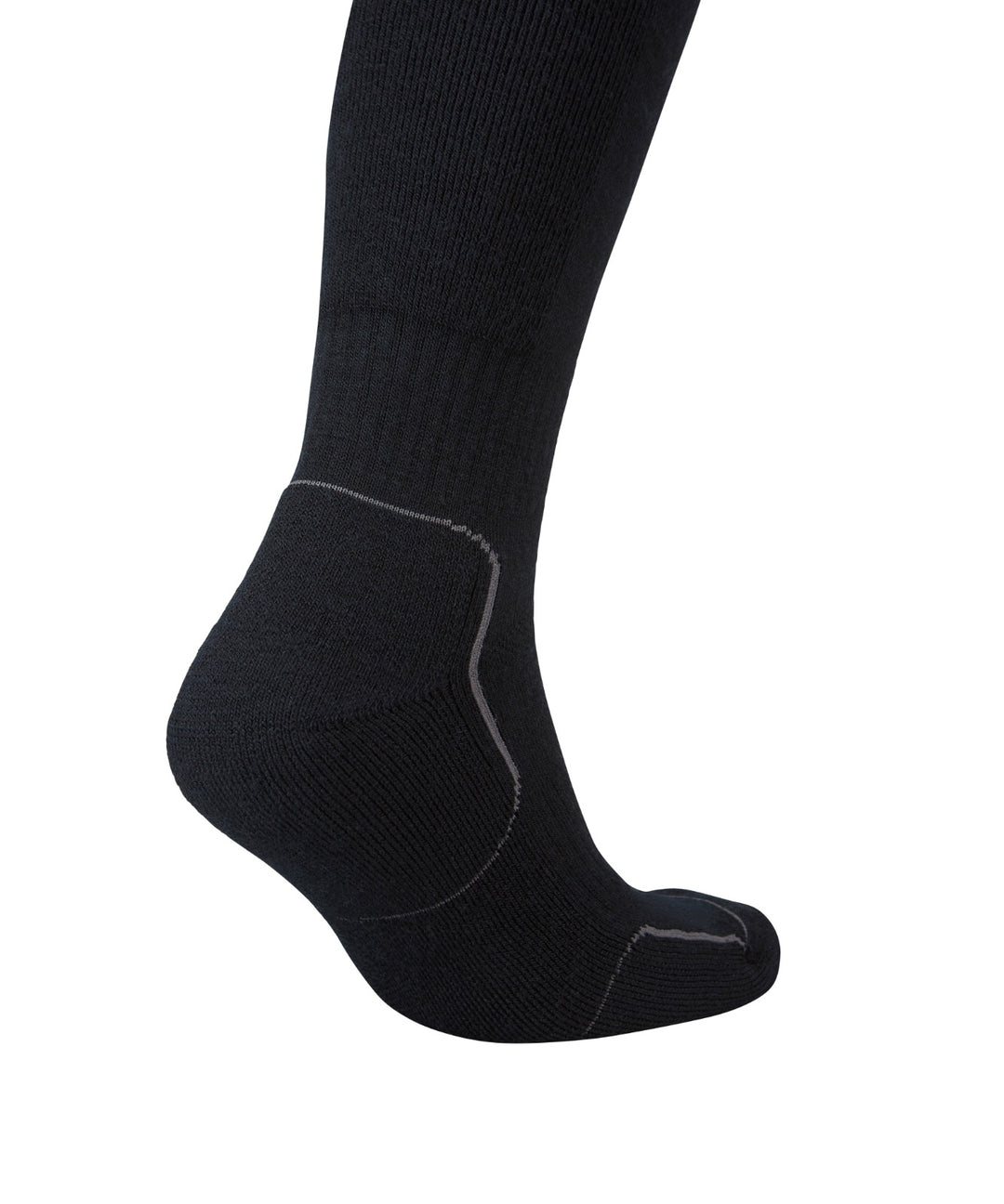 Black Trooper Sock heel view